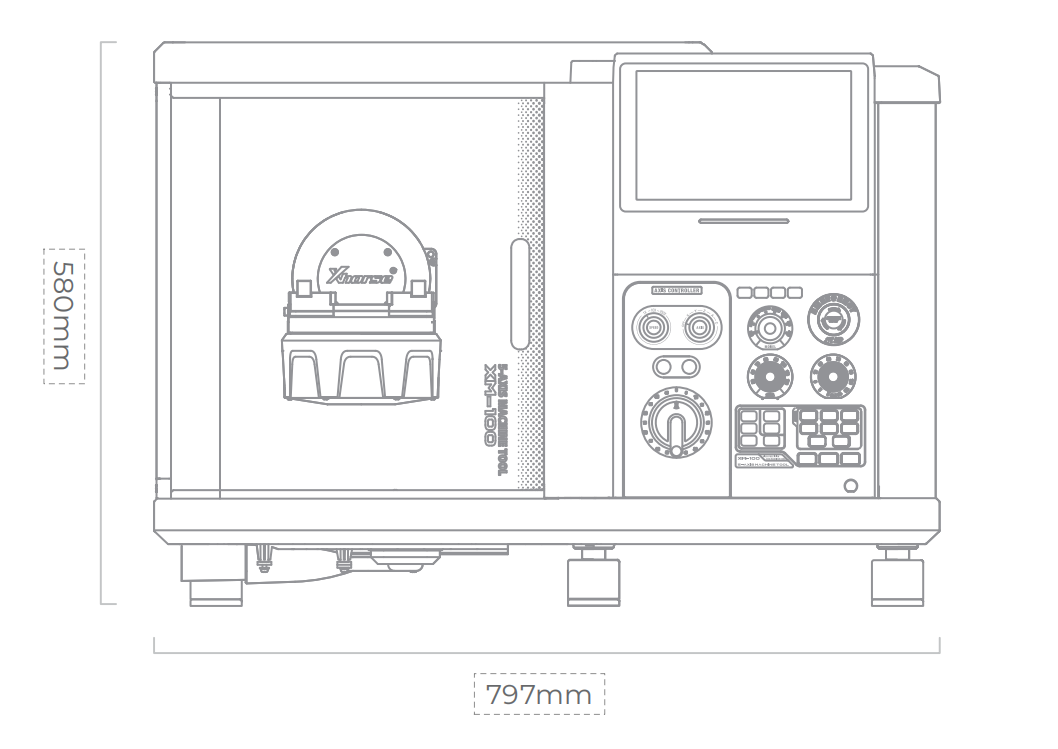 桌面小五轴封神！小空间也能实现高精度复杂加工